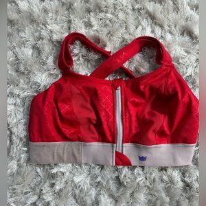 SheFit Red and Lavender Sports bra size 2Luxe